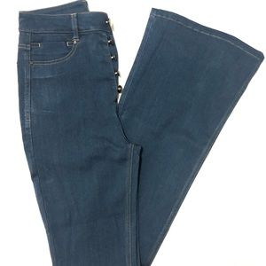 high waisted bell bottom jeans